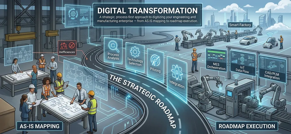 Digital transformation across the manufacturing enterprise